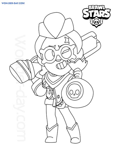 brawl stars ausmalbilder|Brawl Stars Coloring pages for kids (Free PDF。